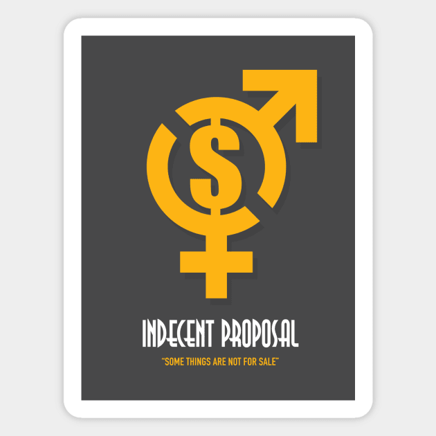 Indecent Proposal - Alternative Movie Poster Magnet by MoviePosterBoy